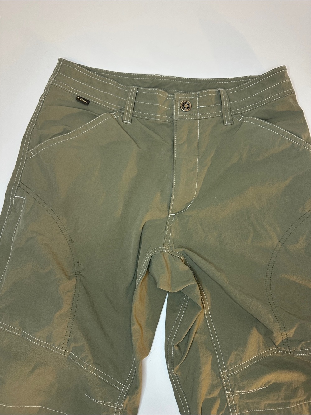 Men's Kuhl Renegade Olive Green Performance hiking shorts size 32
